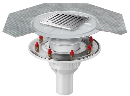 Der neue Bodenablauf ACO Passavant Pure ist in den Nennweiten DN 70 und DN 100 verfügbar und kann mit Pressdichtungsflansch oder Halterand ausgeführt werden.