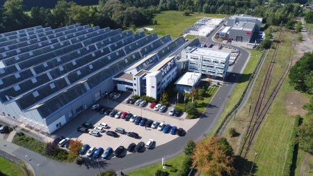 Am ACO Haustechnik Standort Stadtlengsfeld in Thüringen befindet sich die Kunststoffverarbeitung, ein zentraler Logistik-Hub und das Kompetenzzentrum ACO Academy.