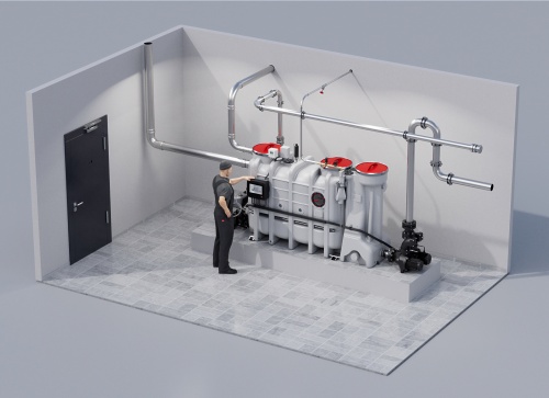 Die Entsorgungs- und Reinigungsprogramme der Fettabscheidersteuerung ACO TouchControl lassen sich an unterschiedliche Betriebsanforderungen anpassen, indem Parameter wie Reinigungsdauer oder Drehzahl des Reinigungskopfs sowie Intensität entsprechend eingestellt werden.