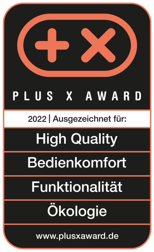 Die aktuelle Entwicklungsstufe des Wärmetauscher-Systems ACO LipuThermwurde 2022 mit dem Plus X Award in den Kategorien High Quality, Bedienkomfort, Funktionalität und Ökologie ausgezeichnet.