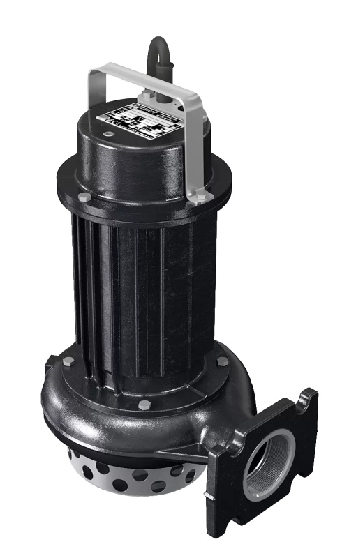 Die Pumpstation verfügt über ein Nutzvolumen von 660 Litern und ist mit zwei Pumpen des Typs SAT 150 D für eine Förderhöhe von 15,5 m ausgestattet.