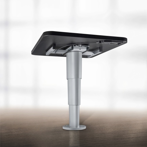 FAWO Produkgruppe "Tischuntergestelle": Einsäulen-Tischgestelle, Hubtische, Hubtisch-Automatiken, Tisch- und Stützfüße, Tischhalterungen.